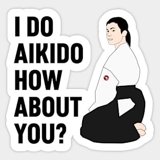 Aikido Girl Sticker